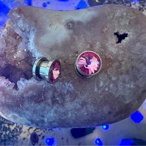 3 items 15$! 00 Pink Gemstone Gauges
